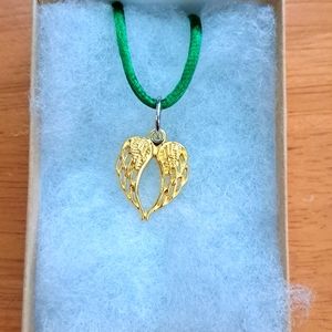 Gold Angel Wings Necklace